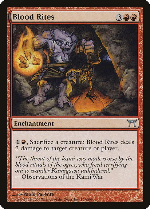 Blood Rites · Champions of Kamigawa 159/307