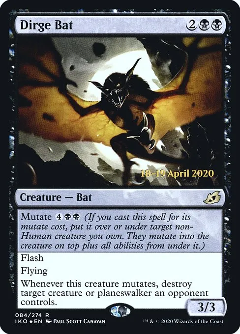 Dirge Bat · Ikoria: Lair of Behemoths Promos 84s/137