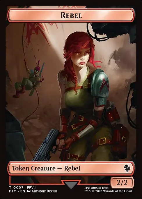 Rebel · Final Fantasy Commander Tokens 7/11
