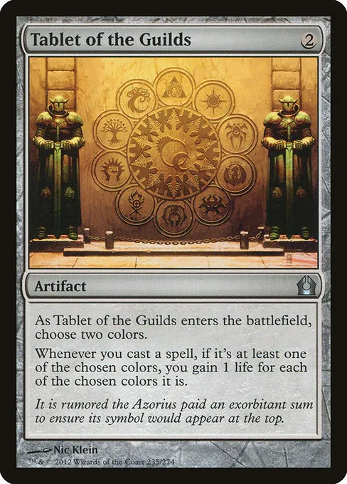Tablet of the Guilds · Return to Ravnica 235/274