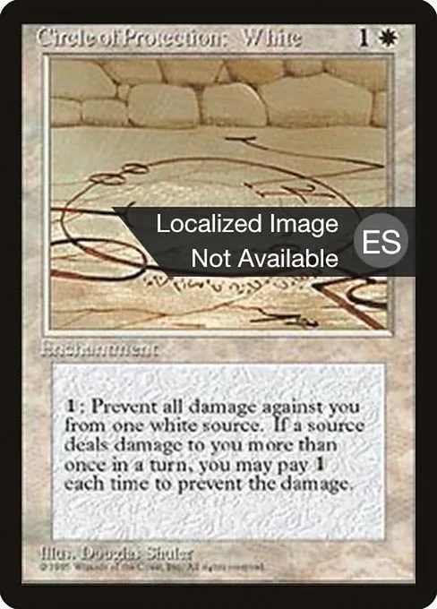 Circle of Protection: White · Fourth Edition Foreign Black Border 18/378