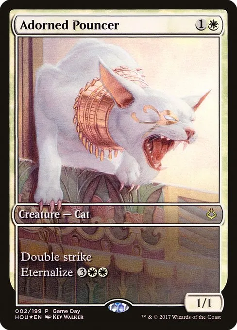 Adorned Pouncer · Hour of Devastation Promos 2/62