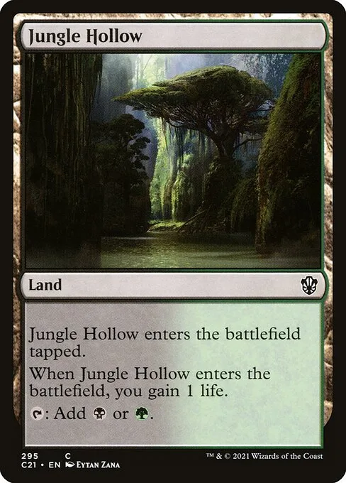 Jungle Hollow · Commander 2021 295/409