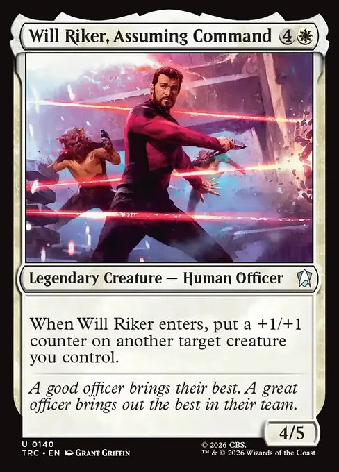 Will Riker, Assuming Command · Star Trek Commander 140/1