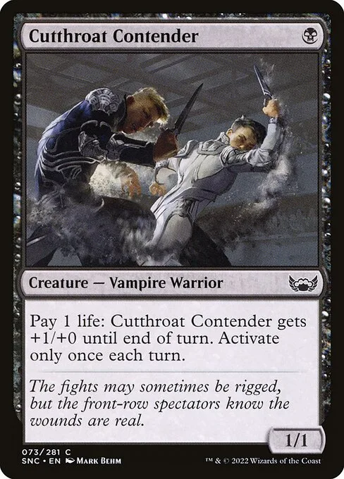 Cutthroat Contender · Streets of New Capenna 73/513