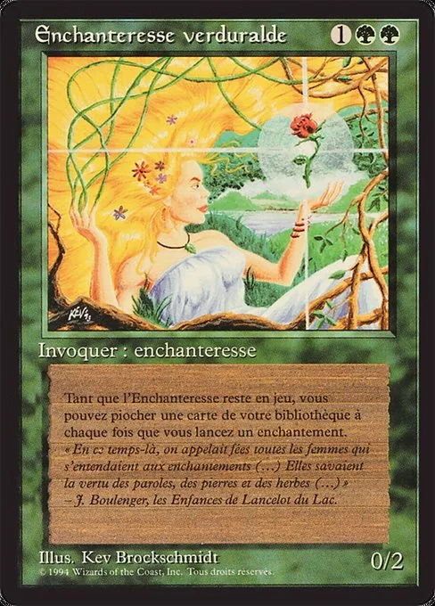 Verduran Enchantress · Foreign Black Border 223/307