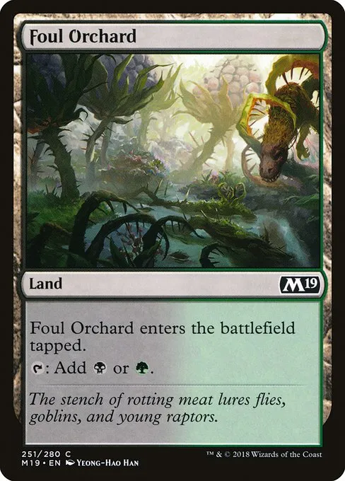 Foul Orchard · Core Set 2019 251/314