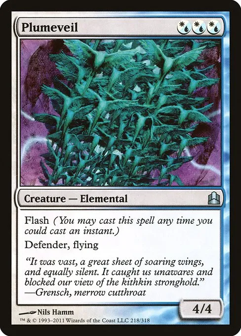 Plumeveil · Commander 2011 218/318