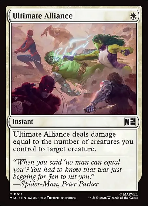 Ultimate Alliance · Marvel Super Heroes Commander 611/9