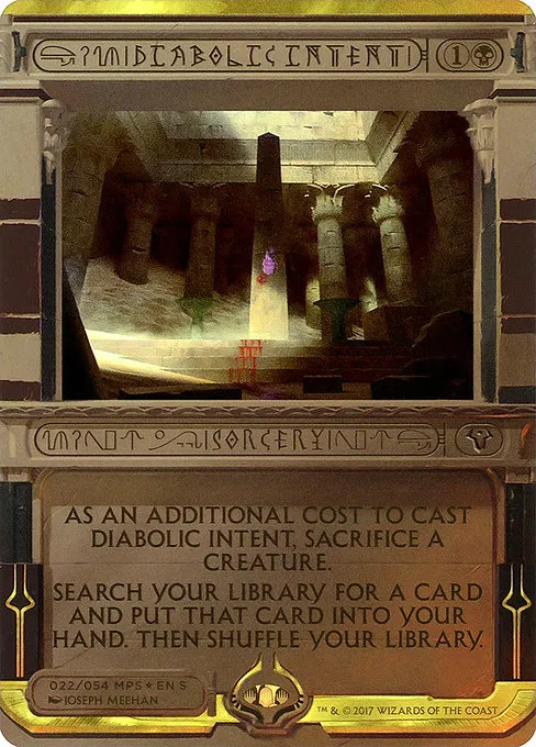 Diabolic Intent · Amonkhet Invocations 22/54