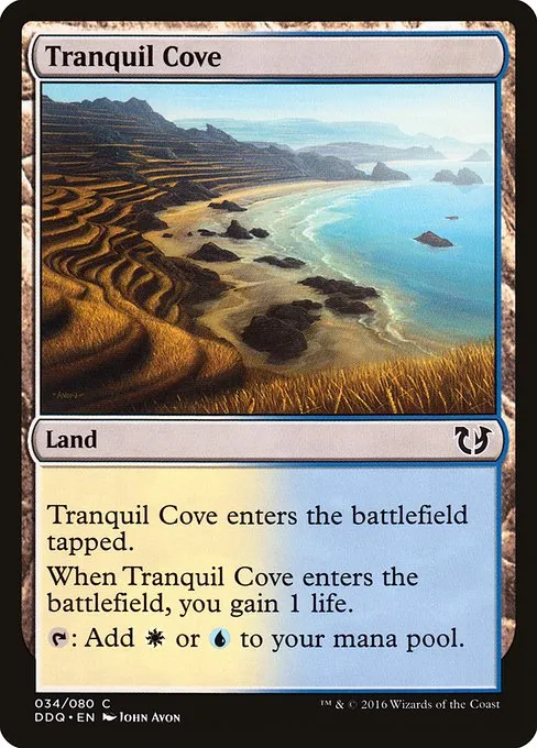 Tranquil Cove · Duel Decks: Blessed vs. Cursed 34/80