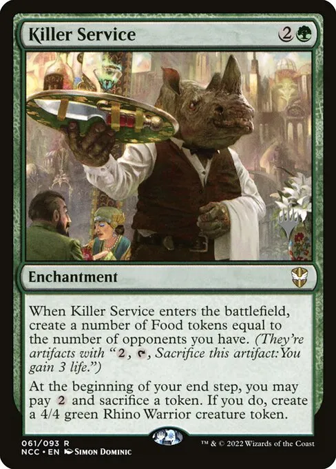 Killer Service · New Capenna Commander Promos 61p/75