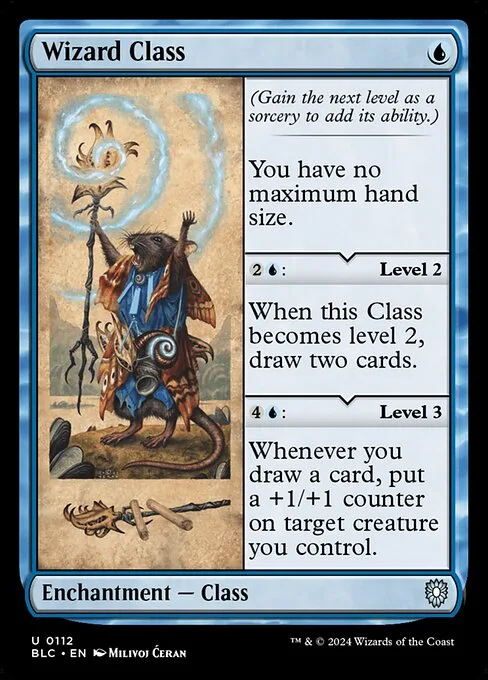 Wizard Class · Bloomburrow Commander 112/356