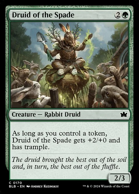 Druid of the Spade · Bloomburrow 170/398