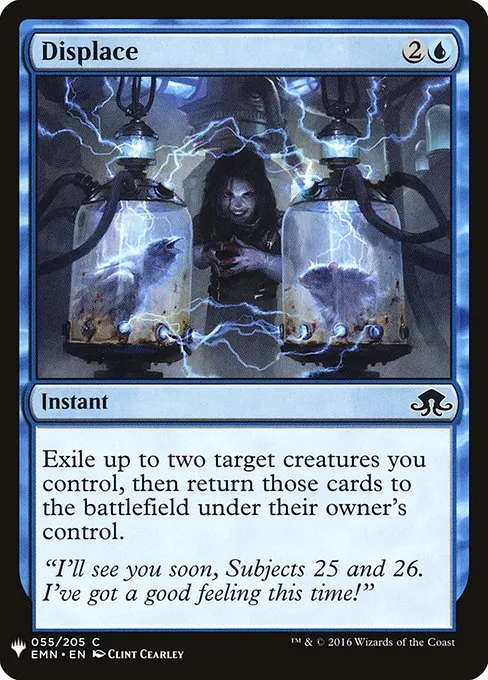 Displace · The List EMN-55/5050