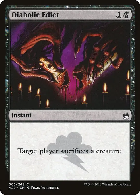 Diabolic Edict · Masters 25 85/249