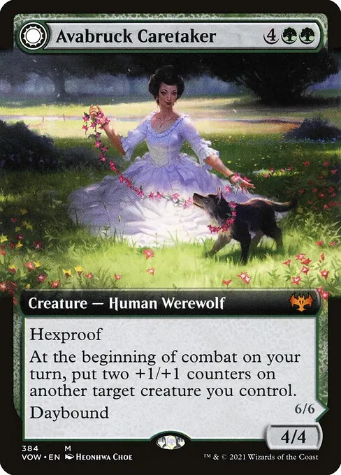 Avabruck Caretaker // Hollowhenge Huntmaster · Innistrad: Crimson Vow 384/423