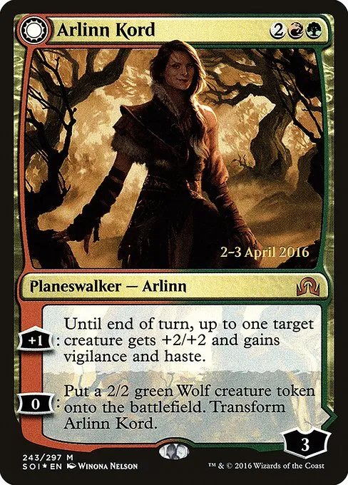 Arlinn Kord // Arlinn, Embraced by the Moon · Shadows over Innistrad Promos 243s/90