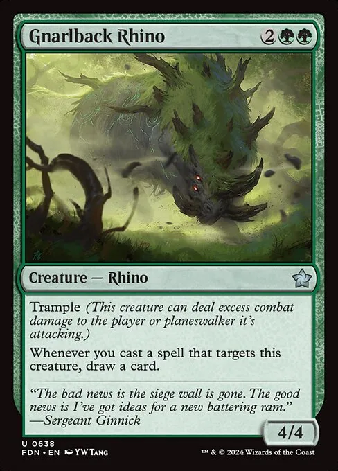 Gnarlback Rhino · Foundations 638/771