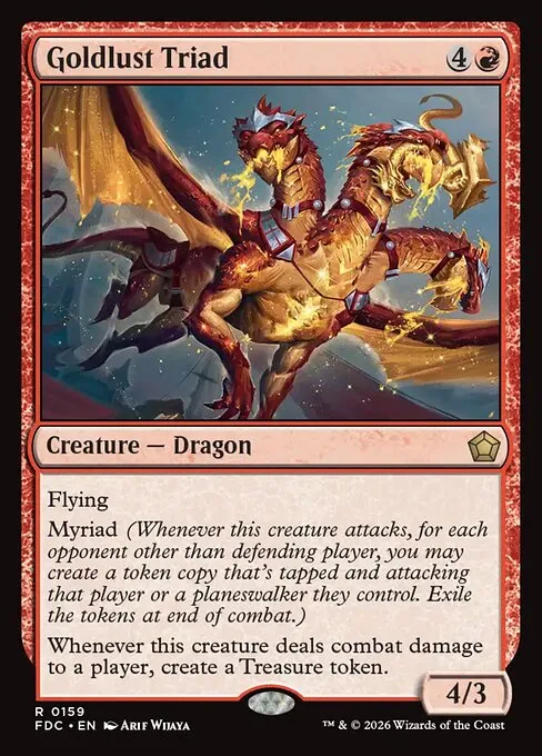 Goldlust Triad · Foundations Commander 159/3
