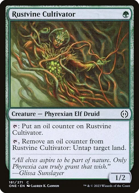 Rustvine Cultivator · Phyrexia: All Will Be One 181/479