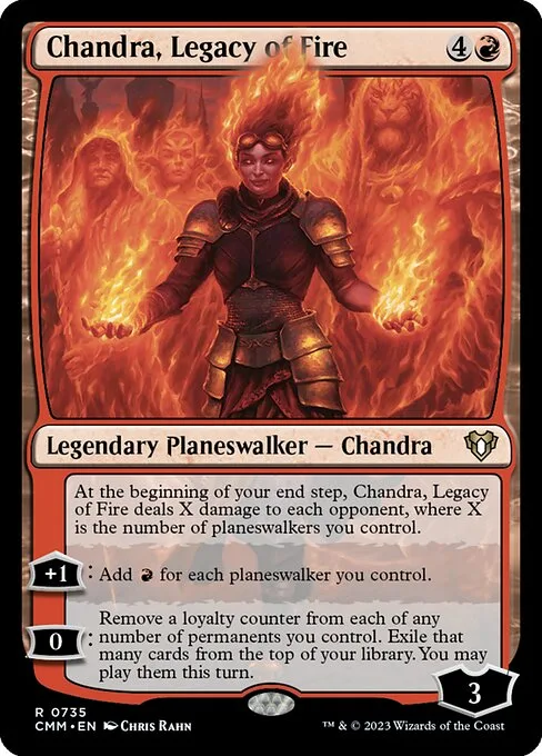 Chandra, Legacy of Fire · Commander Masters 735/1067