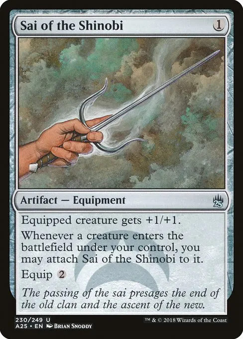Sai of the Shinobi · Masters 25 230/249