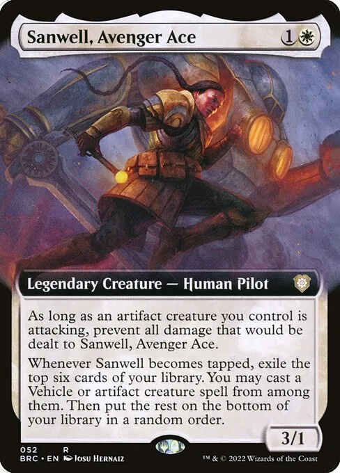 Sanwell, Avenger Ace · The Brothers' War Commander 52/209