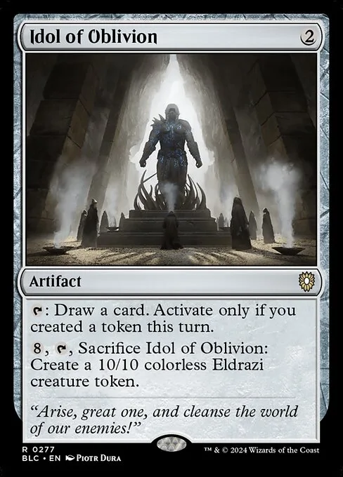 Idol of Oblivion · Bloomburrow Commander 277/356