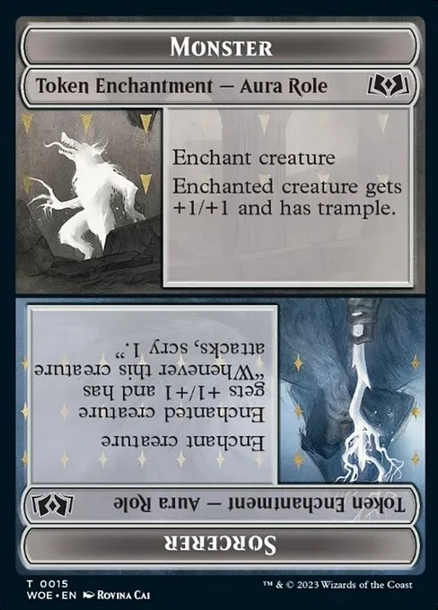 Monster // Sorcerer · Wilds of Eldraine Tokens 15/18