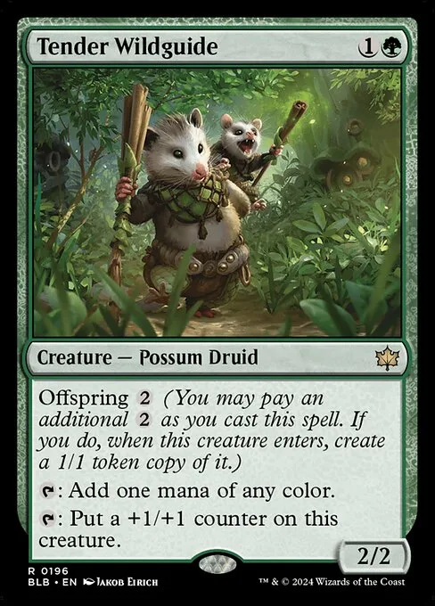 Tender Wildguide · Bloomburrow 196/398