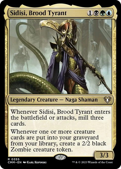 Sidisi, Brood Tyrant · Commander Masters 355/1067