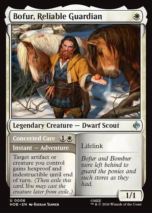 Bofur, Reliable Guardian // Concerted Care · The Hobbit 6/39