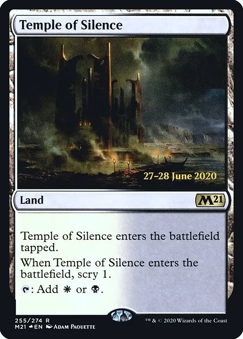 Temple of Silence · Core Set 2021 Promos 255s/137