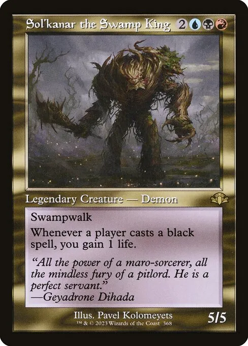 Sol'kanar the Swamp King · Dominaria Remastered 368/457
