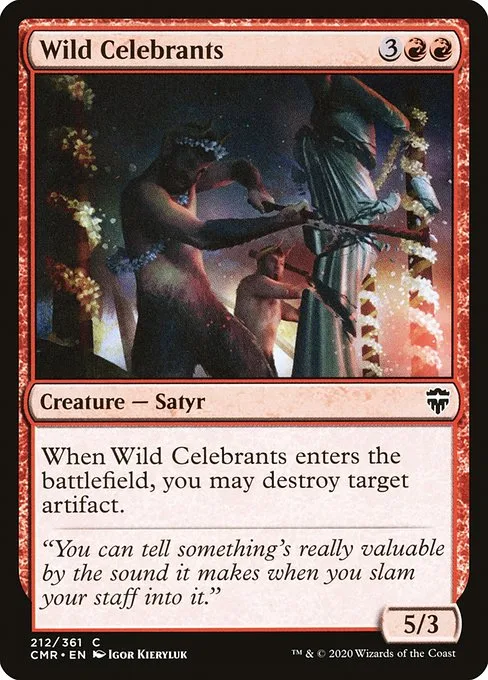 Wild Celebrants · Commander Legends 212/718