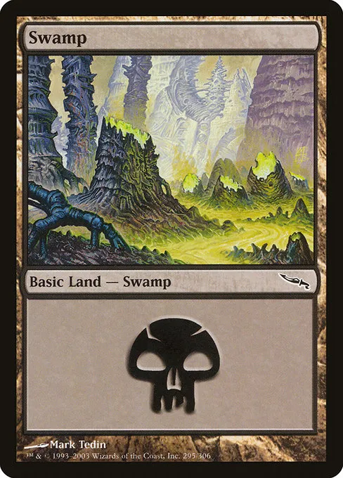 Swamp · Mirrodin 295/306