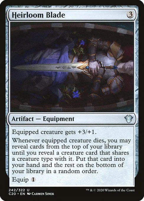 Heirloom Blade · Commander 2020 242/322