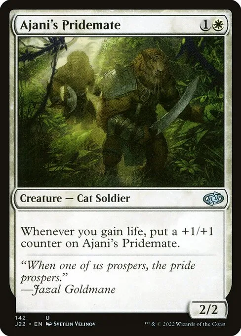 Ajani's Pridemate · Jumpstart 2022 142/835