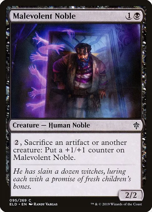 Malevolent Noble · Throne of Eldraine 95/398