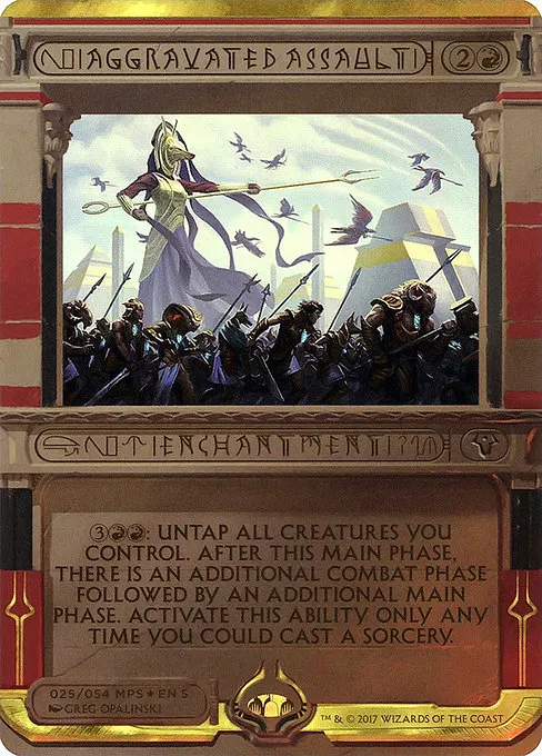 Aggravated Assault · Amonkhet Invocations 25/54