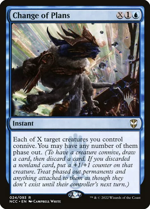 Change of Plans · New Capenna Commander Promos 24p/75
