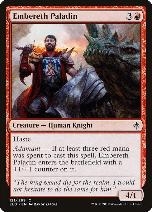Embereth Paladin · Throne of Eldraine 121/398