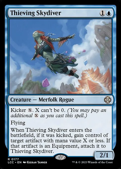 Thieving Skydiver · The Lost Caverns of Ixalan Commander 177/370