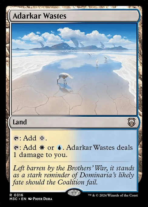 Adarkar Wastes · Modern Horizons 3 Commander 316/398