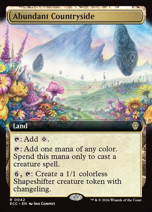 Abundant Countryside · Lorwyn Eclipsed Commander 42/176