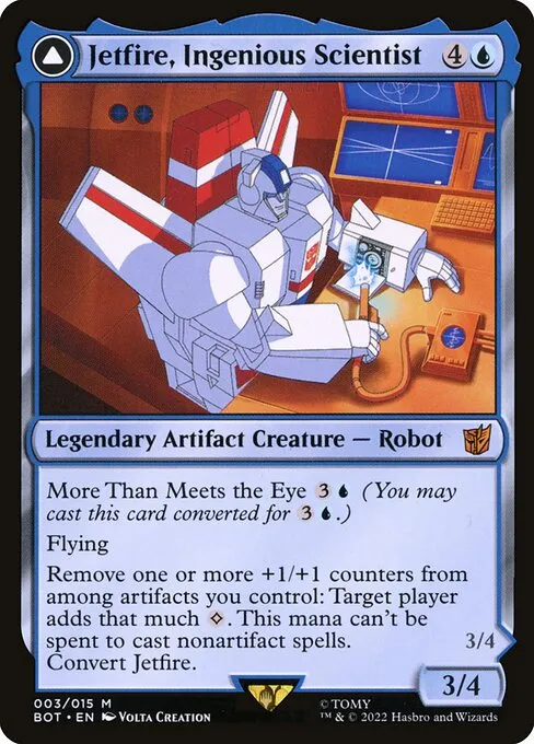 Jetfire, Ingenious Scientist // Jetfire, Air Guardian · Transformers 3/29