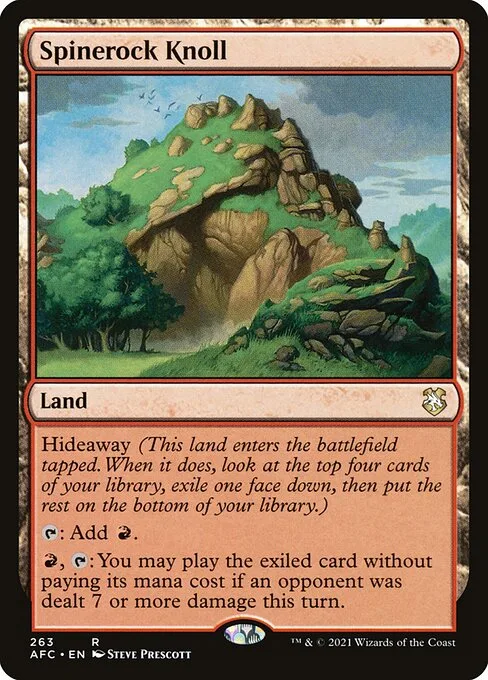 Spinerock Knoll · Forgotten Realms Commander 263/331