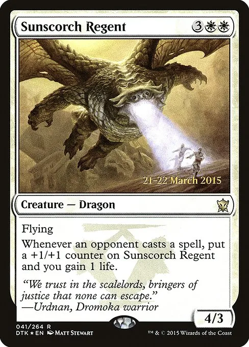 Sunscorch Regent · Dragons of Tarkir Promos 41s/51