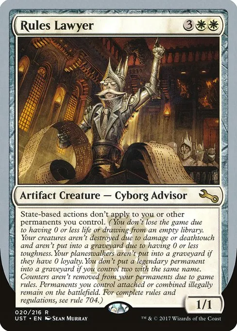 Rules Lawyer · Unstable 20/268